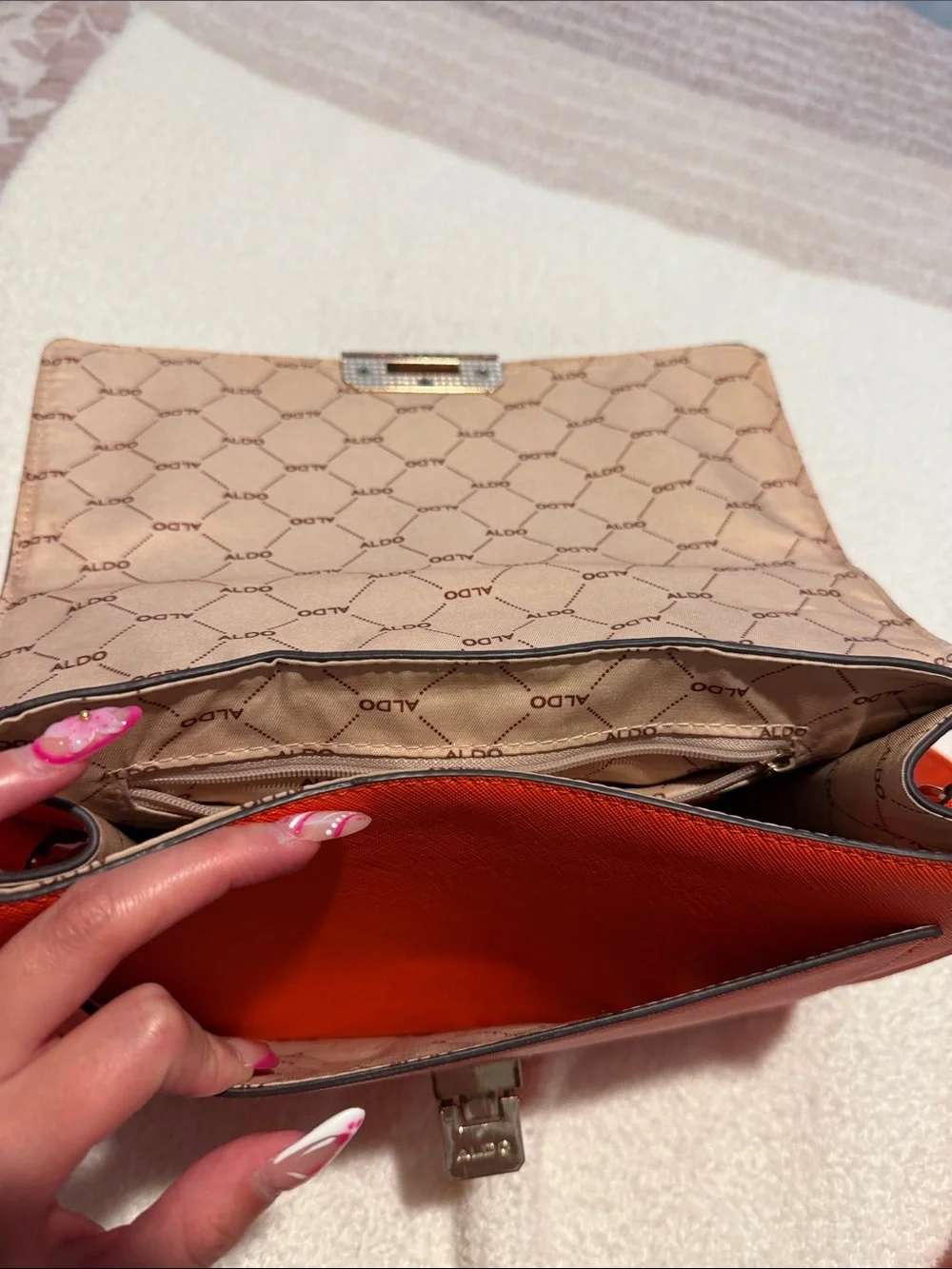 Aldo structured satchel